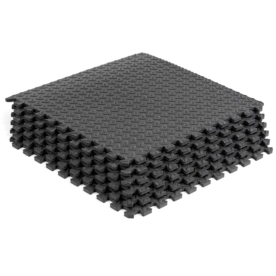 Premium 10mm EVA Foam Interlocking Puzzle Exercise Mats - Protective Home Gym Flooring - Non-Slip Rubber Surface Tiles for Workouts - Customisable High-Density Gym Floor Mats for Weightlifting