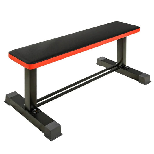 Heavy-Duty Flat Weight Bench for Strength Training - Professional Grade Weightlifting Support with Reinforced Steel Frame - Maximum Stability for Bench Press, Dumbbell Exercises and Core Workouts
