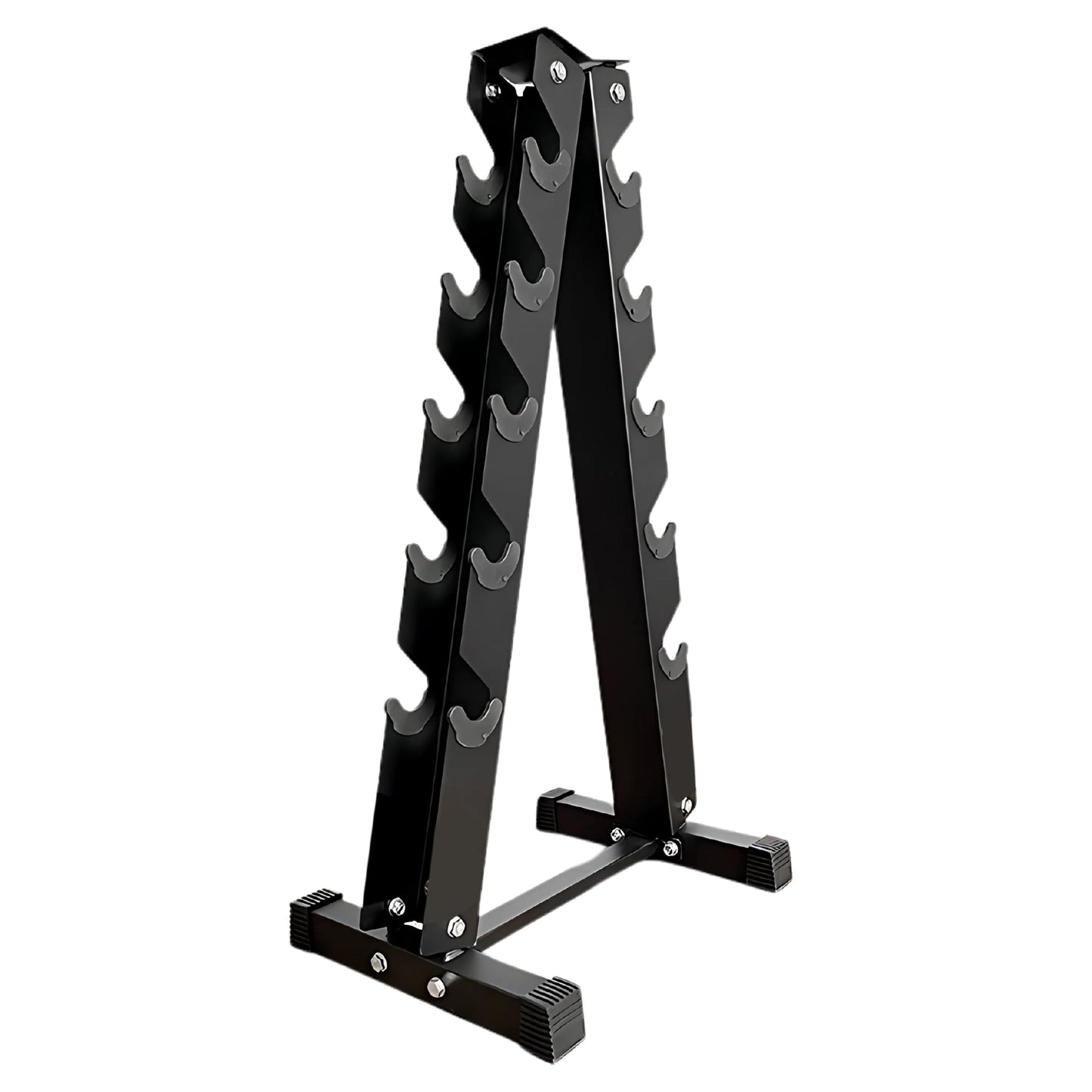 Heavy-Duty Dumbbell Storage Rack - Multi-Tier Options for 3, 4, 5 & 6 Pairs - Steel Weight Organizer Stand for Home Gym, Commercial Fitness Studios - Space-Saving Exercise Equipment Storage Solution