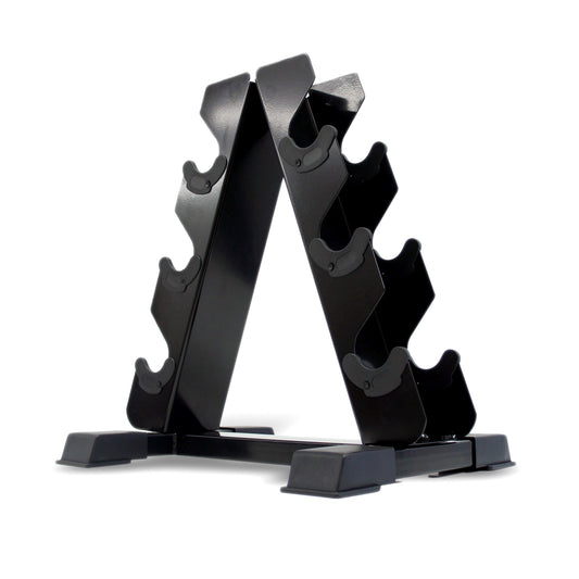 Heavy-Duty Dumbbell Storage Rack - Multi-Tier Options for 3, 4, 5 & 6 Pairs - Steel Weight Organizer Stand for Home Gym, Commercial Fitness Studios - Space-Saving Exercise Equipment Storage Solution