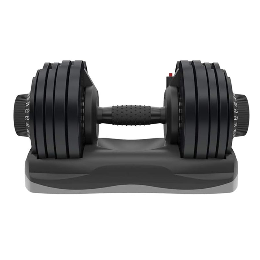 32.5kg Adjustable Dumbbell – 12-in-1 Quick Select Weight | 5kg–32.5kg Increments, Space-Saving Strength Training Equipment with Safety Lock & ABS Base for Home Gym