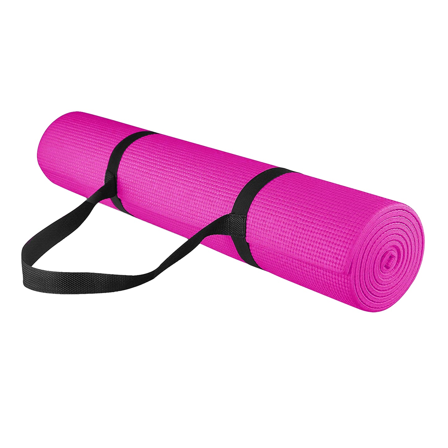 Premium 15mm Extra Thick Yoga Mat Non-Slip NBR Foam - Professional Exercise Mat for Yoga, Pilates & Home Fitness - Eco-Friendly Cushioned Workout Floor Mat with Carry Strap - Anti-Tear Design