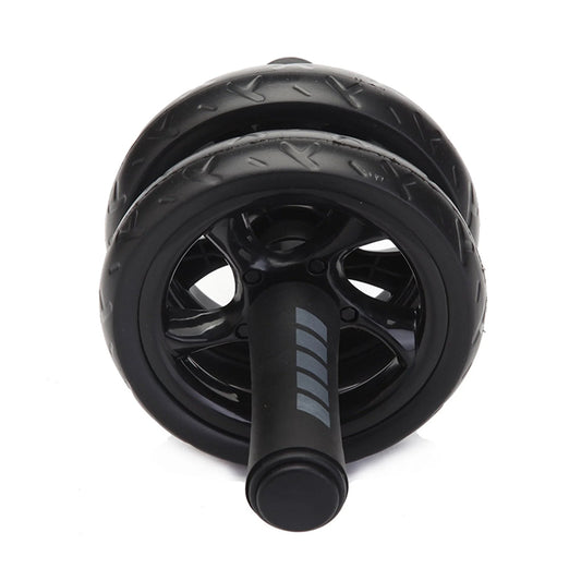 Premium Double-Wheel Ab Roller with Knee Pad - Core Training Exercise Wheel with Rebound Design - Adjustable Elastic Resistance Band - Silent Non-Slip Wheels - Ergonomic Handles - Home Gym Equipment