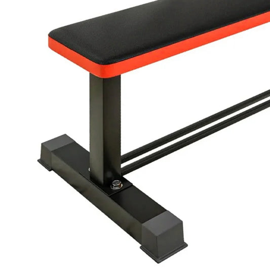 Heavy-Duty Flat Weight Bench for Strength Training - Professional Grade Weightlifting Support with Reinforced Steel Frame - Maximum Stability for Bench Press, Dumbbell Exercises and Core Workouts