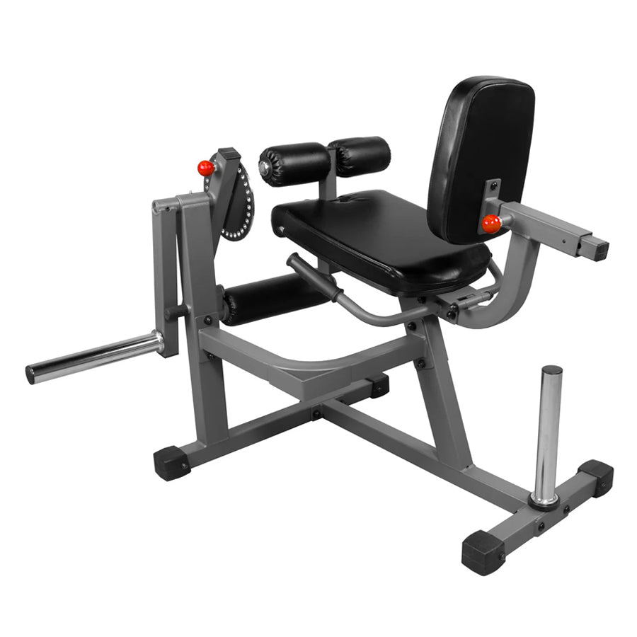 Pro-Grade Leg Extension & Curl Machine - Adjustable Dual Function Home Gym Equipment for Complete Quadriceps and Hamstring Development - Heavy-Duty Steel Frame with Cushioned Padding - Compact Design
