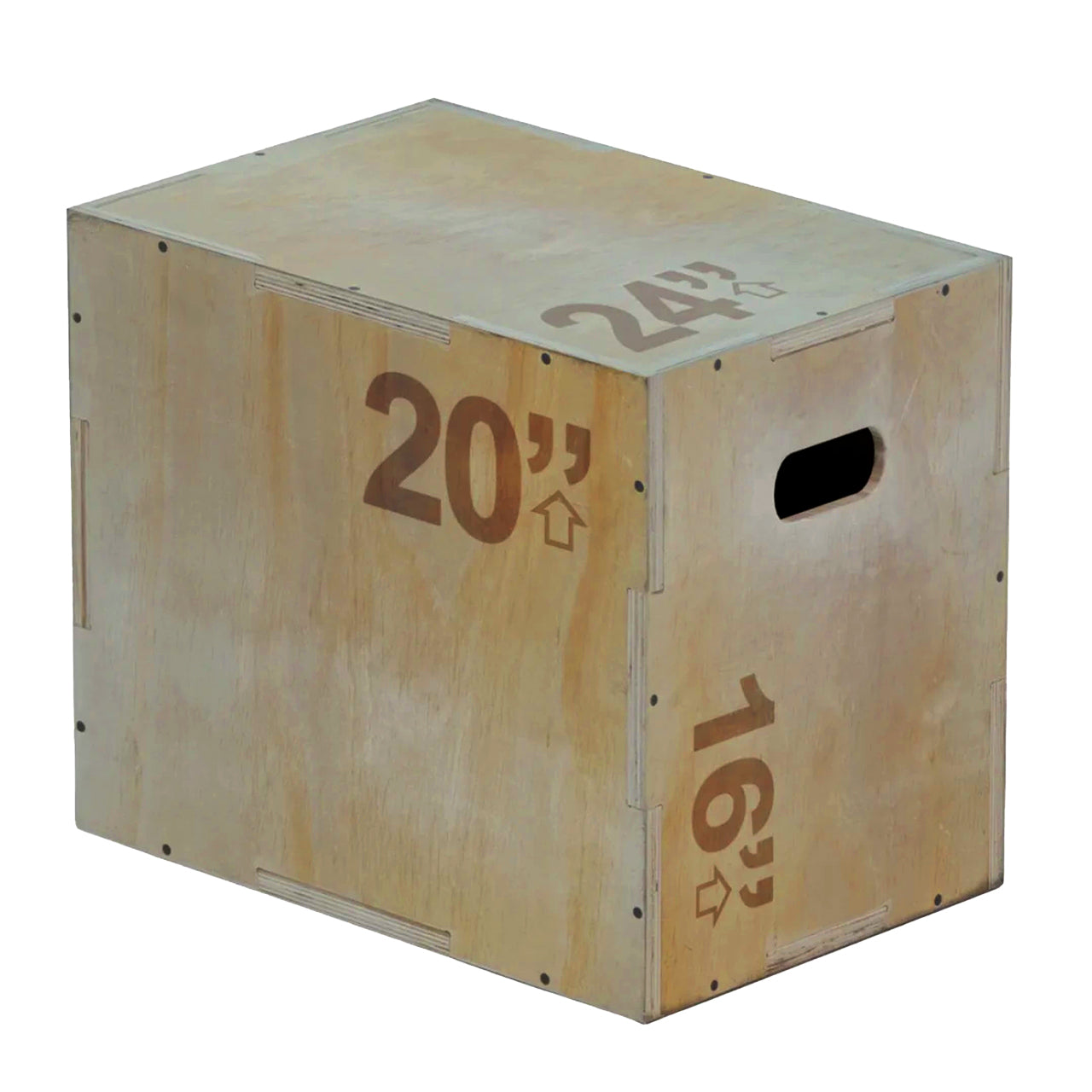 Professional 3-in-1 Wooden Plyometric Jump Box - Multi-Height Training Platform for Box Jumps, Step Ups and Strength Training - Versatile Fitness Equipment for Home and Commercial Gyms