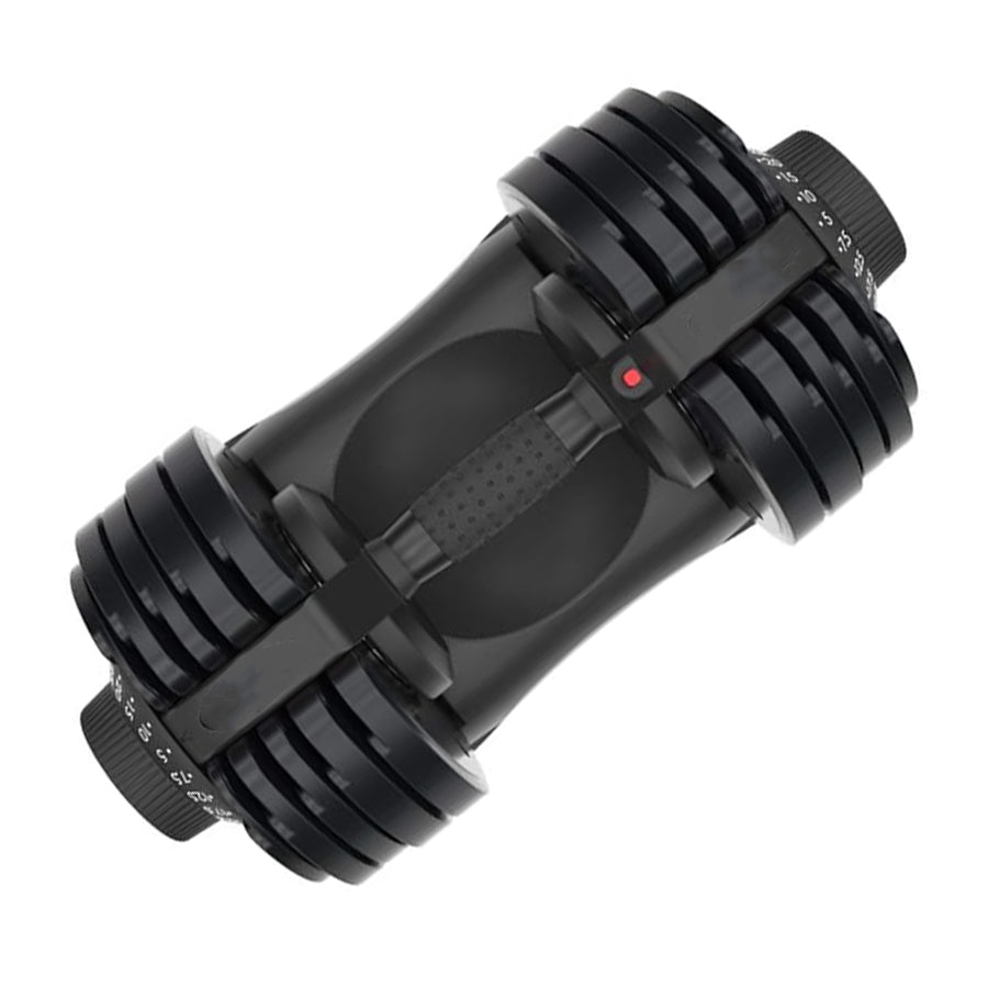 32.5kg Adjustable Dumbbell – 12-in-1 Quick Select Weight | 5kg–32.5kg Increments, Space-Saving Strength Training Equipment with Safety Lock & ABS Base for Home Gym