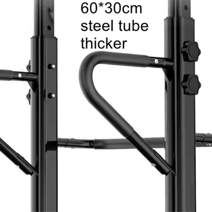 Pull-Up & Dip Station Power Tower – Adjustable Height Multi-Function Workout Stand with Bold Steel Frame for Full Body Strength Training at Home Gym