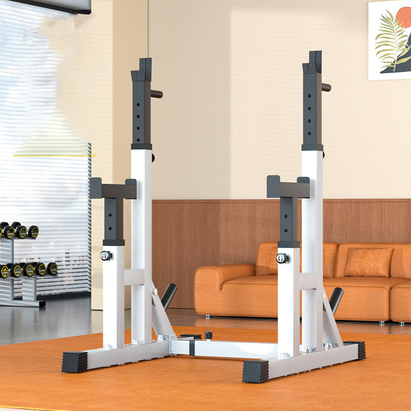 Heavy-Duty Adjustable Squat and Bench Press Rack - Professional Weight Training Stand with 400kg Capacity - Multi-Function Strength Equipment with Dip Handles for Home and Commercial Gyms - Premium