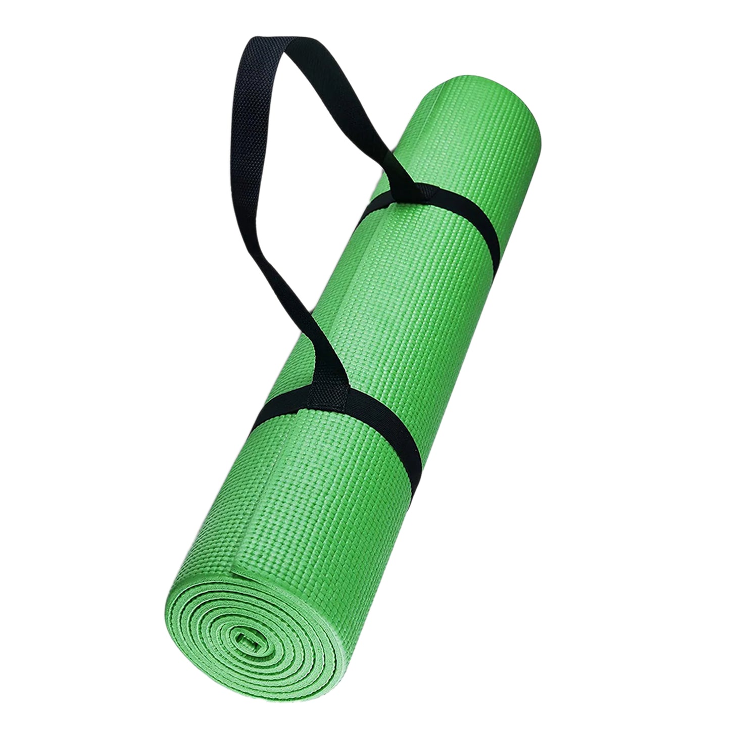 Premium 15mm Extra Thick Yoga Mat Non-Slip NBR Foam - Professional Exercise Mat for Yoga, Pilates & Home Fitness - Eco-Friendly Cushioned Workout Floor Mat with Carry Strap - Anti-Tear Design