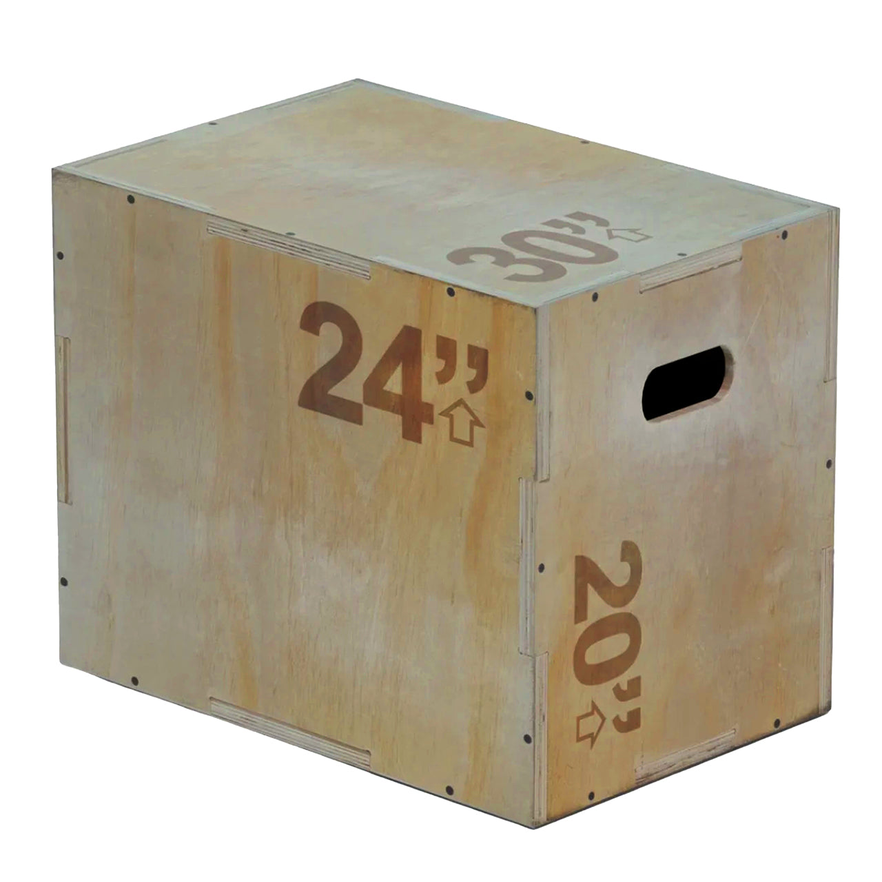 Professional 3-in-1 Wooden Plyometric Jump Box - Multi-Height Training Platform for Box Jumps, Step Ups and Strength Training - Versatile Fitness Equipment for Home and Commercial Gyms