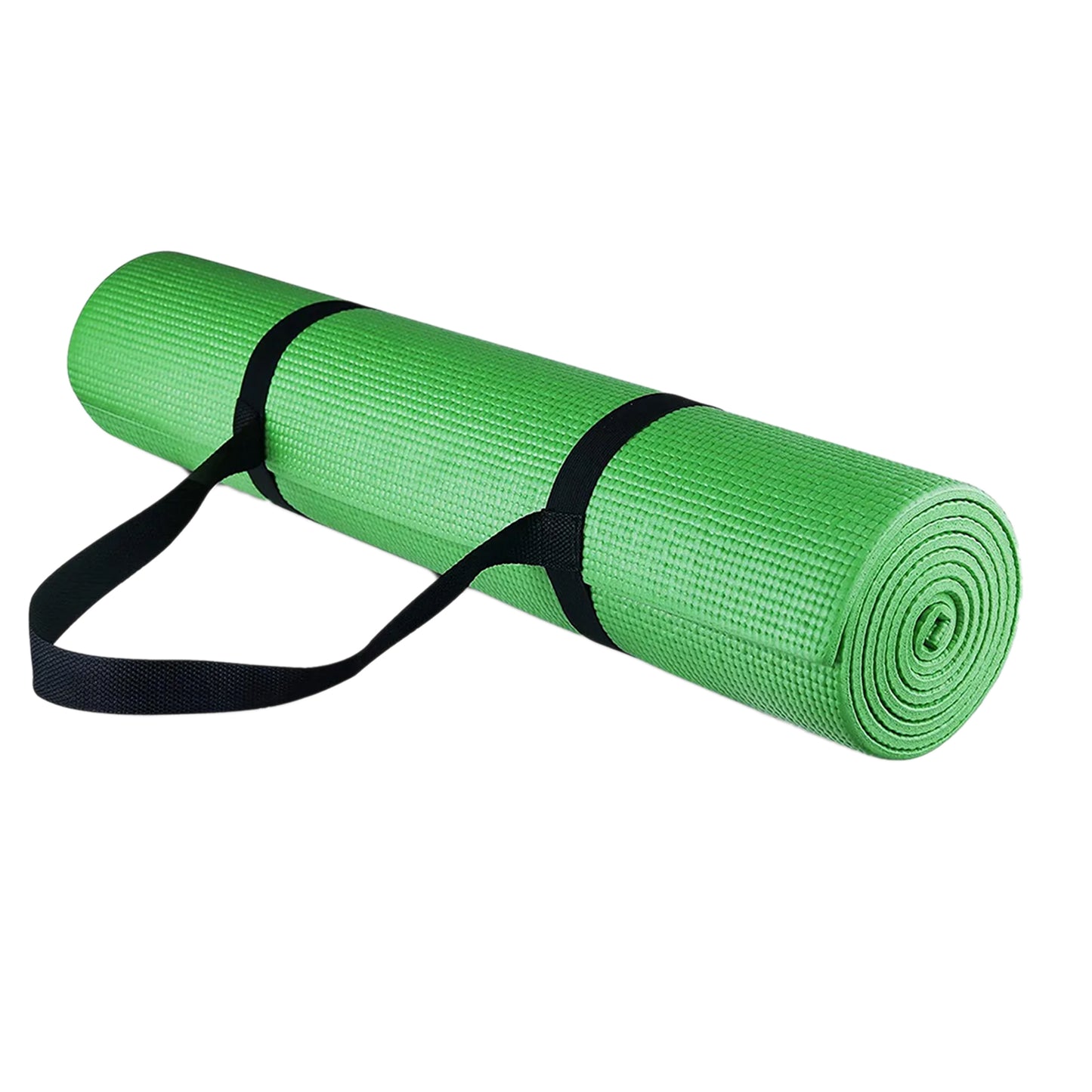 Premium 15mm Extra Thick Yoga Mat Non-Slip NBR Foam - Professional Exercise Mat for Yoga, Pilates & Home Fitness - Eco-Friendly Cushioned Workout Floor Mat with Carry Strap - Anti-Tear Design