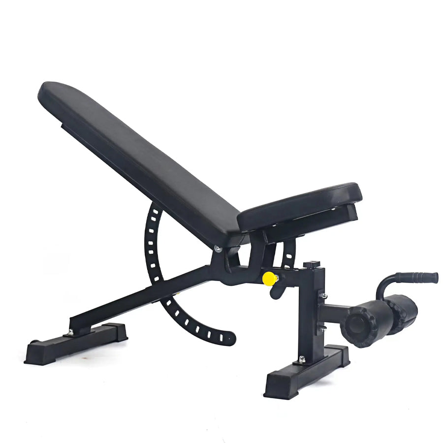 Essential Commercial Adjustable Weight Bench – 9 Position Incline & Decline Workout Bench | 450kg Capacity Heavy-Duty Foldable Steel Frame for Home & Gym