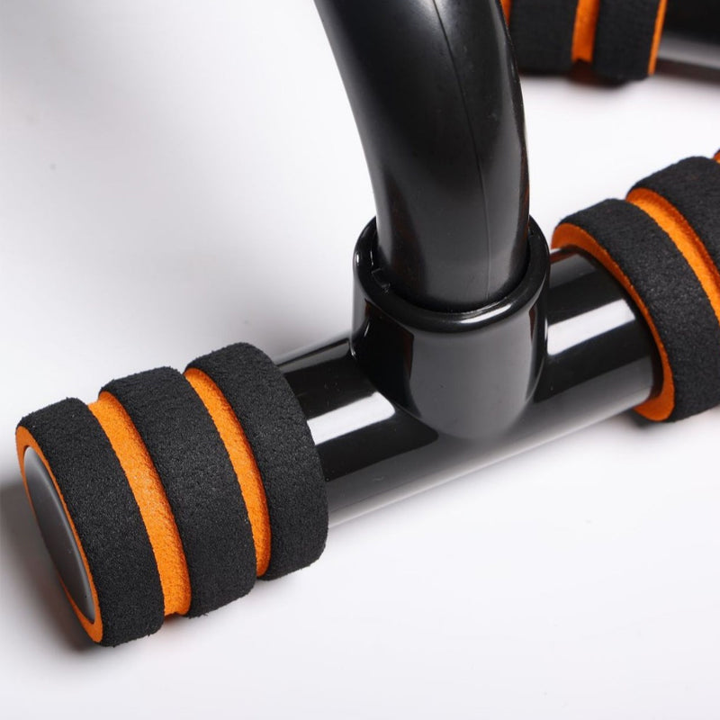 Pushup Bar Handles Set – Foam Grip Press Up Stands for Men & Women | Home Workout Bars for Chest, Arm & Core | Stable & Lightweight Exercise Equipment
