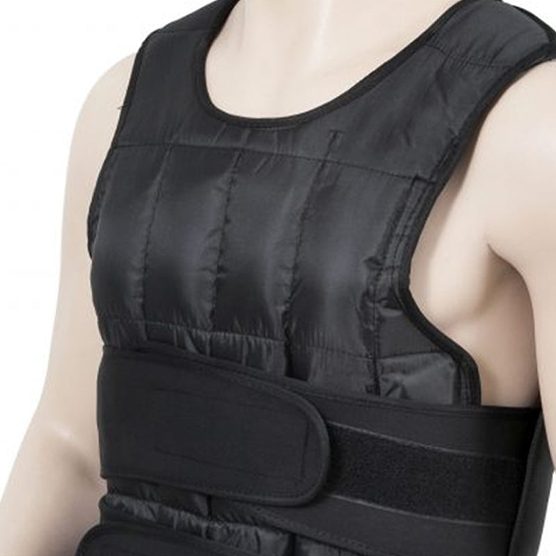 Adjustable Weighted Vest 10-20kg With Removable Weight Bags - Premium Resistance Training Vest For Running, HIIT, Strength Training - Full Body Workout Equipment For Men and Women - 38 Separate Weight