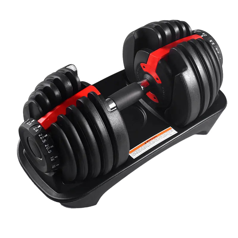 24kg Adjustable Dumbbell 15-in-1 Smart Weight System with Quick Dial Technology - Space-Saving Home Gym Equipment for Complete Strength Training - Multiple Weight Settings from to 24kg - Non-Slip