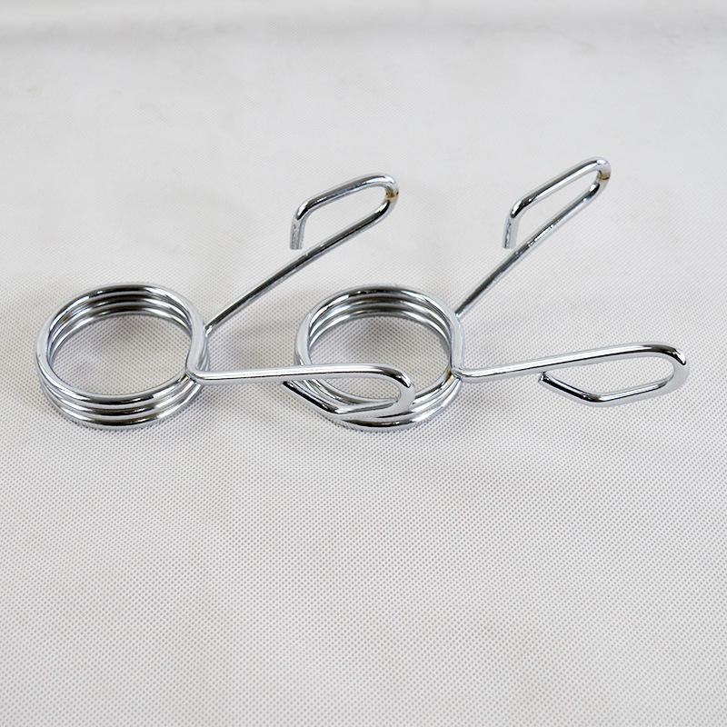 Olympic 2" Spring Collars - Solid Chrome-Finished Barbell Dumbbell Clips for 50mm Weight Bars - Tight Grip Fit Clamps Engineered for Weightlifting Powerlifting Strength Training