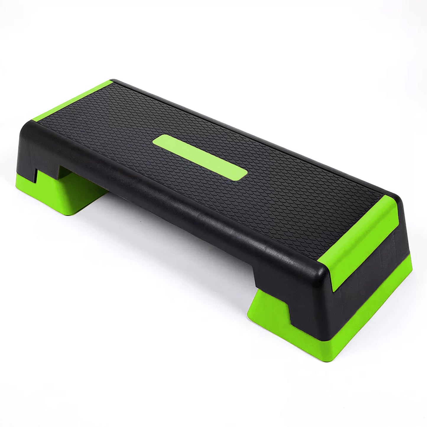 Adjustable Aerobic Stepper Platform - Home Gym Cardio Equipment with Multiple Heights - Premium Step Trainer for Fitness Training, Workout, Balance & Strength - Non-Slip Surface - Multiple Sizes & color