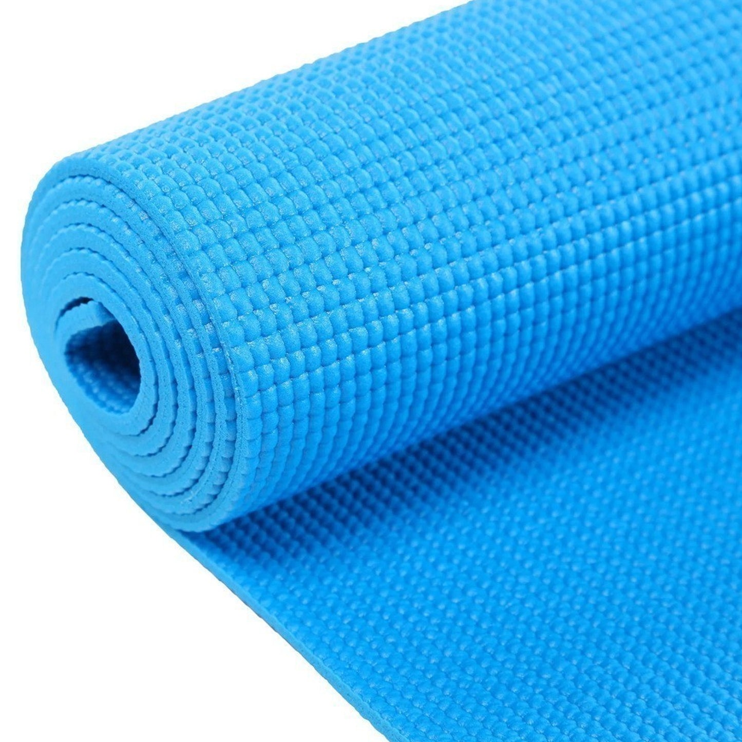 Premium 15mm Extra Thick Yoga Mat Non-Slip NBR Foam - Professional Exercise Mat for Yoga, Pilates & Home Fitness - Eco-Friendly Cushioned Workout Floor Mat with Carry Strap - Anti-Tear Design