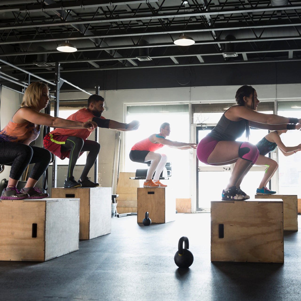 Professional 3-in-1 Wooden Plyometric Jump Box - Multi-Height Training Platform for Box Jumps, Step Ups and Strength Training - Versatile Fitness Equipment for Home and Commercial Gyms