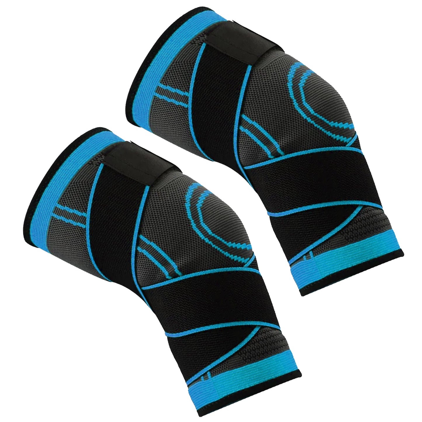 Premium Adjustable Knee Support with Strap for Men & Women - Medical Grade Compression Sleeve for Arthritis, ACL, Meniscus Tear, Joint Pain Relief - Breathable Knee Brace for Running, Weightlifting,