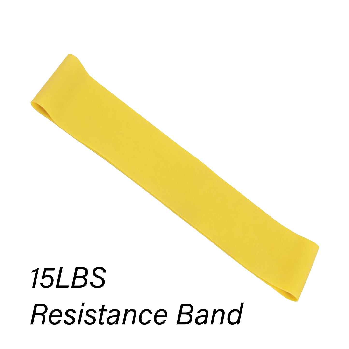 Premium Resistance Band Light Set - Complete 5 Level System for Strength Training, Stretching & Yoga - Natural Latex Loop Bands with Carrying Case - Portable Home Workout Equipment for All Fitness