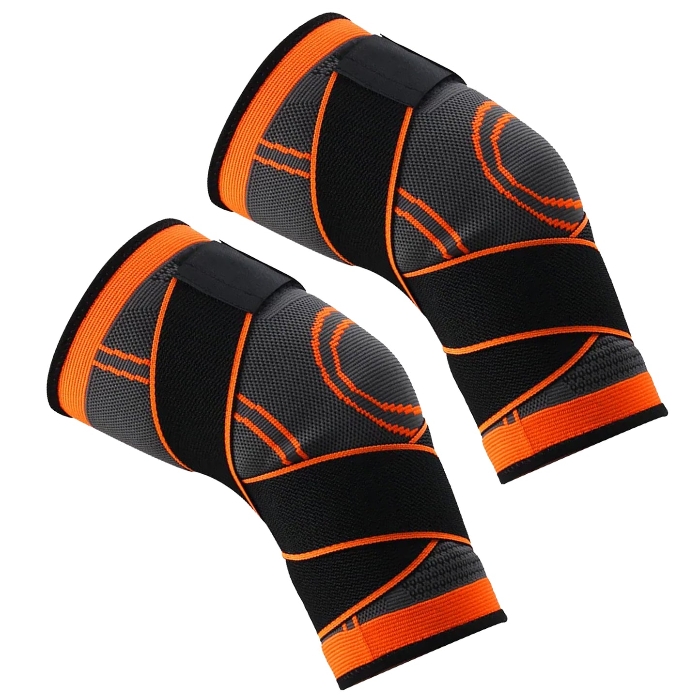 Premium Adjustable Knee Support with Strap for Men & Women - Medical Grade Compression Sleeve for Arthritis, ACL, Meniscus Tear, Joint Pain Relief - Breathable Knee Brace for Running, Weightlifting,