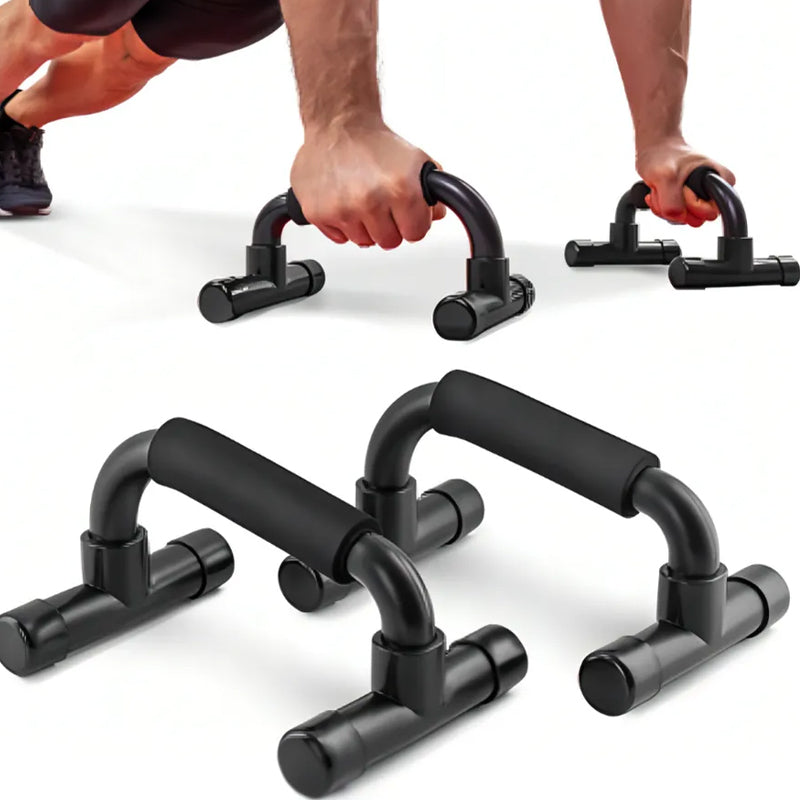 Pushup Bar Handles Set – Foam Grip Press Up Stands for Men & Women | Home Workout Bars for Chest, Arm & Core | Stable & Lightweight Exercise Equipment