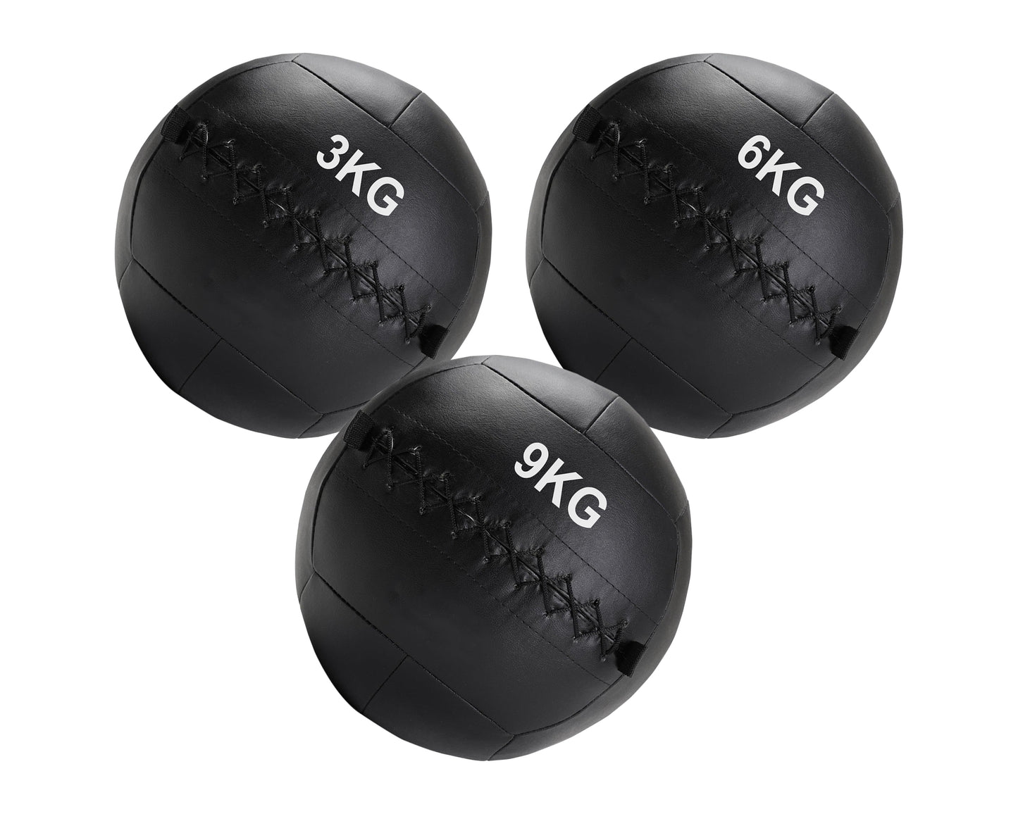 Professional Grade Wall Balls 3kg-12kg - High Performance Medicine Ball for CrossFit Workouts, Core Training & Full Body Conditioning - Durable Textured Vinyl Cover - No-Bounce Impact - Multiple
