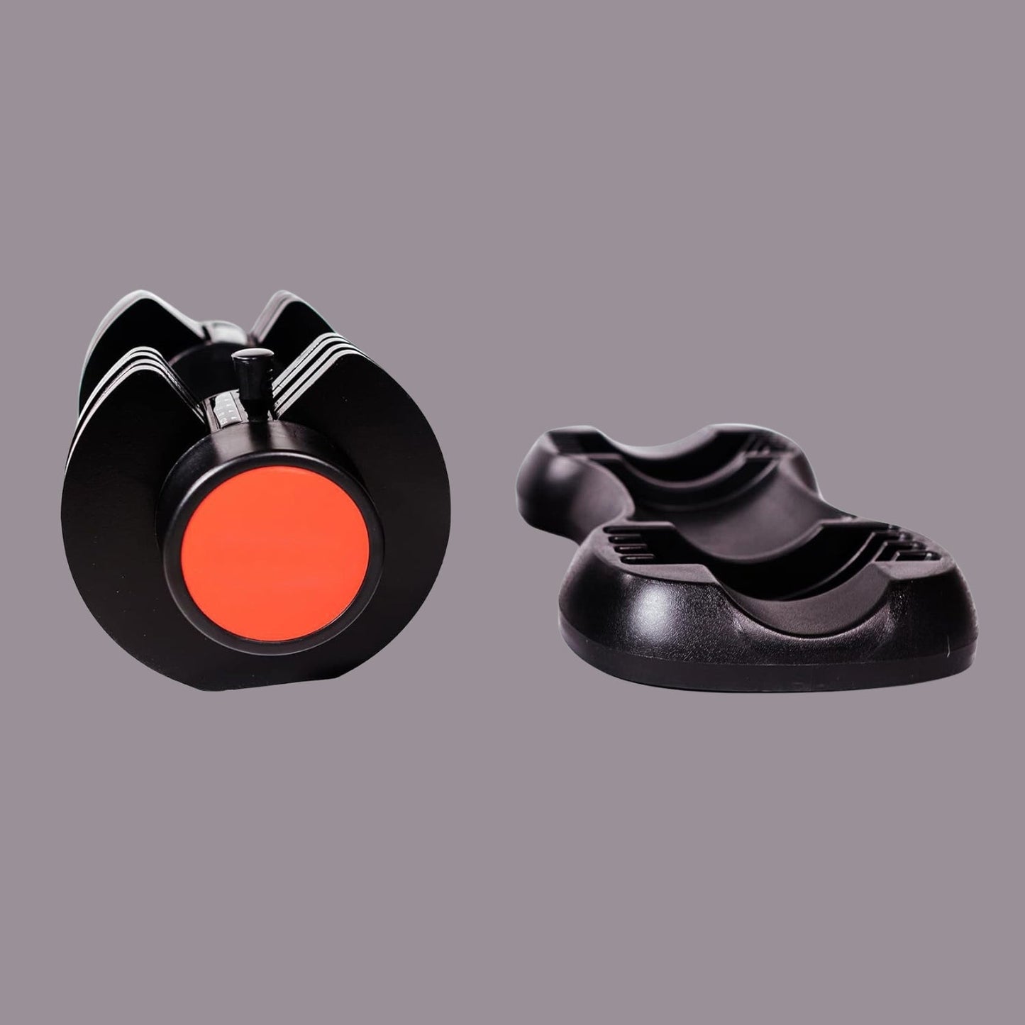 12.5kg Adjustable Dumbbell – 5-in-1 Quick Dial Weight | 2.5kg to 12.5kg Increments, Space-Saving Home Gym Fitness Equipment with ABS Base & Safety Lock