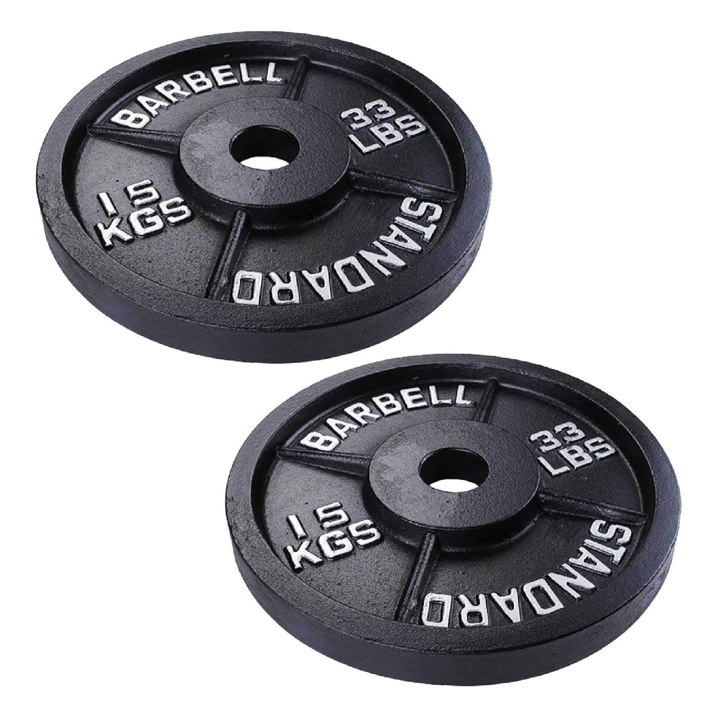 Professional Cast Iron Weight Plates - Comprehensive Range for Strength Training - Available in Singles, Pairs & Complete Sets - Barbell & Dumbbell Compatible - Durable, Long-lasting Gym Performance