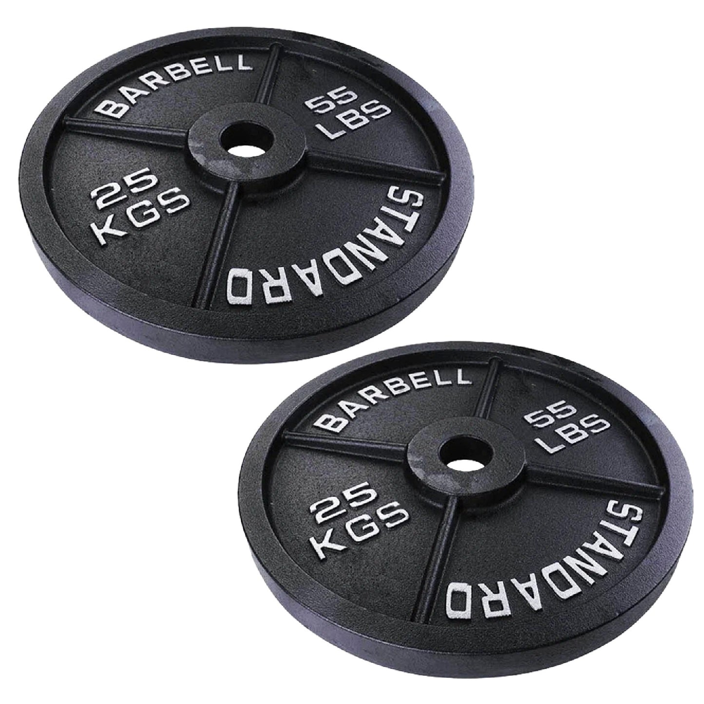 Professional Cast Iron Weight Plates - Comprehensive Range for Strength Training - Available in Singles, Pairs & Complete Sets - Barbell & Dumbbell Compatible - Durable, Long-lasting Gym Performance