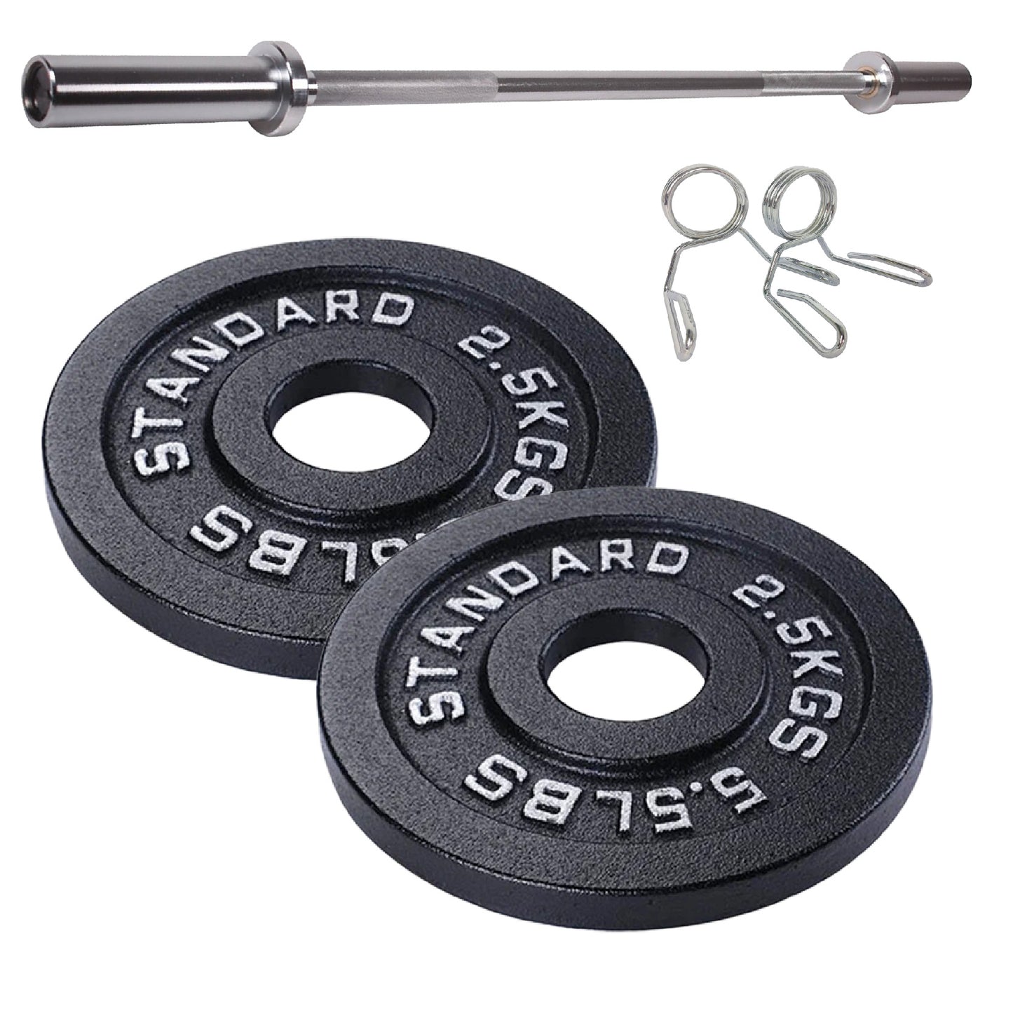 Professional Cast Iron Weight Plates - Comprehensive Range for Strength Training - Available in Singles, Pairs & Complete Sets - Barbell & Dumbbell Compatible - Durable, Long-lasting Gym Performance