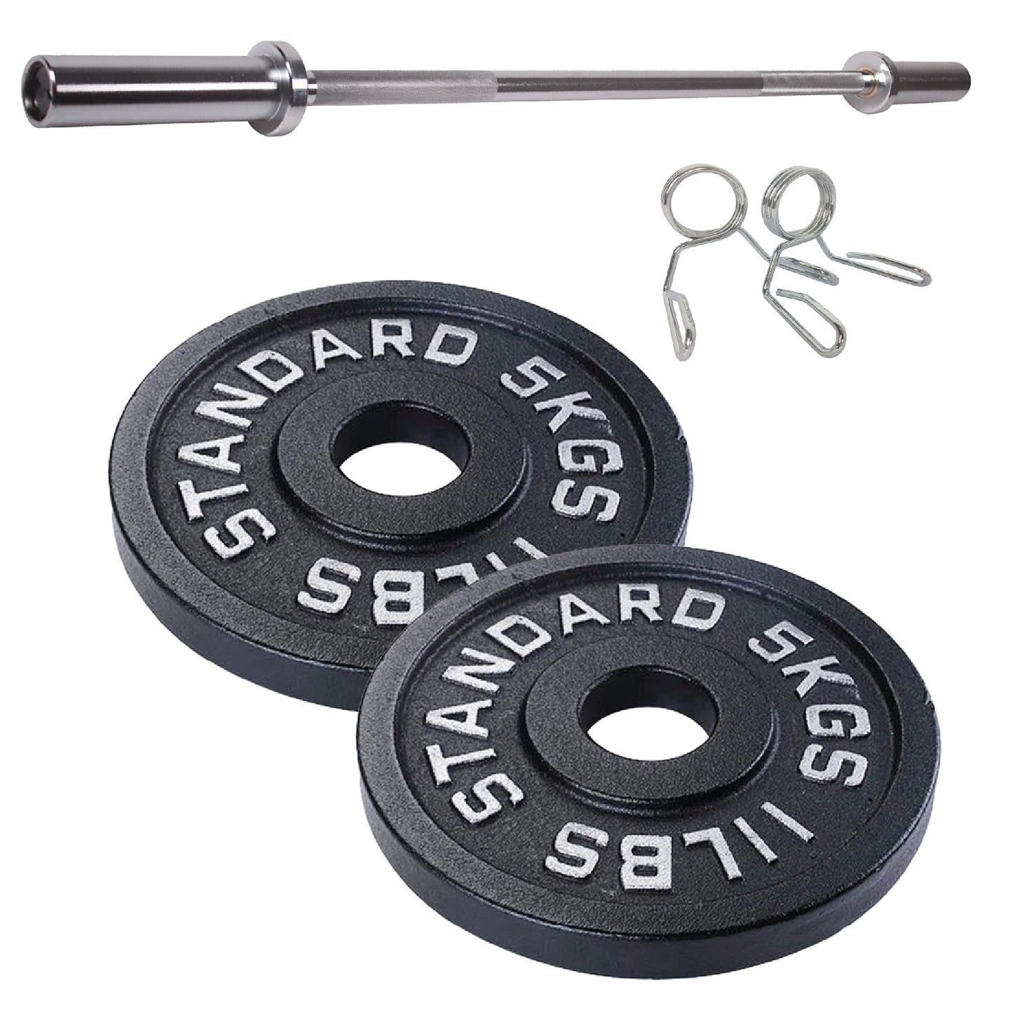 Professional Cast Iron Weight Plates - Comprehensive Range for Strength Training - Available in Singles, Pairs & Complete Sets - Barbell & Dumbbell Compatible - Durable, Long-lasting Gym Performance