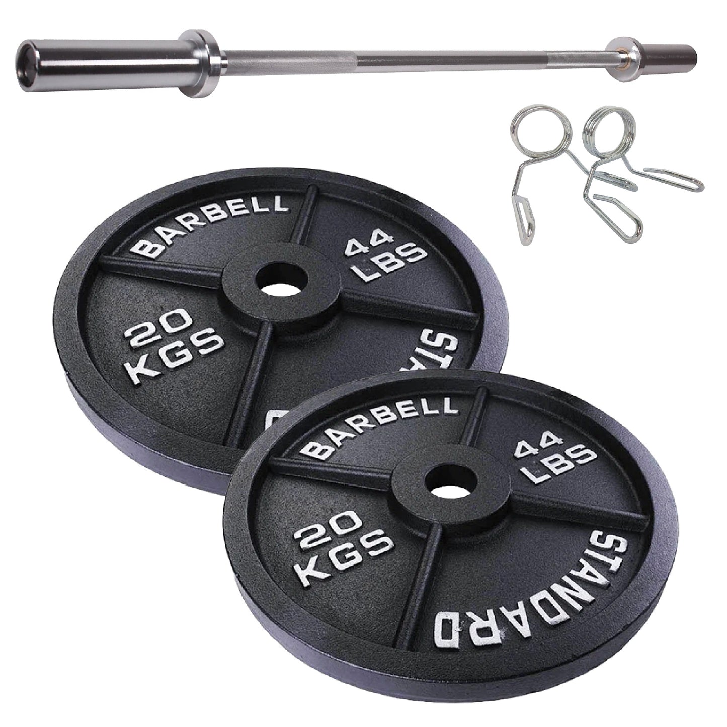 Professional Cast Iron Weight Plates - Comprehensive Range for Strength Training - Available in Singles, Pairs & Complete Sets - Barbell & Dumbbell Compatible - Durable, Long-lasting Gym Performance