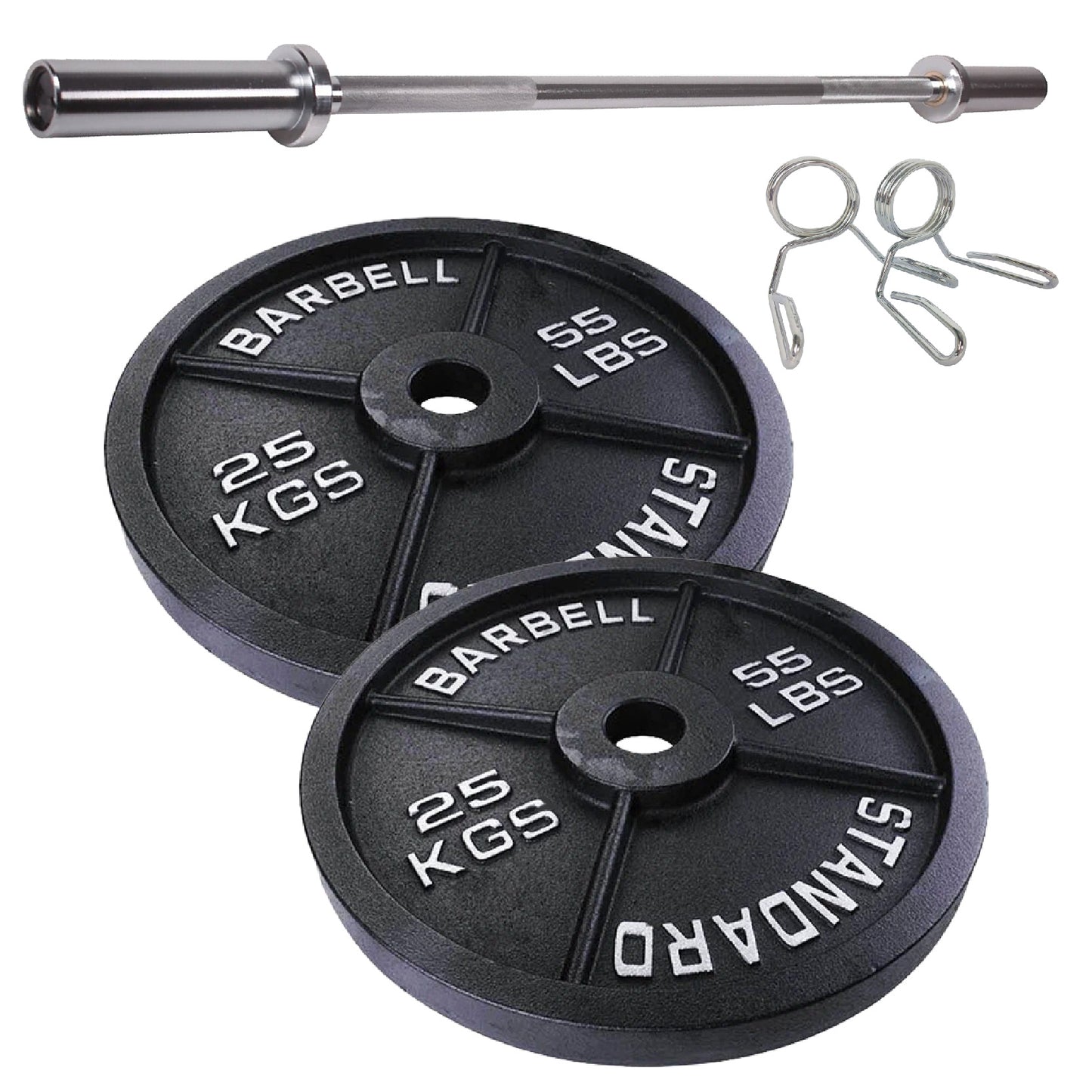 Professional Cast Iron Weight Plates - Comprehensive Range for Strength Training - Available in Singles, Pairs & Complete Sets - Barbell & Dumbbell Compatible - Durable, Long-lasting Gym Performance