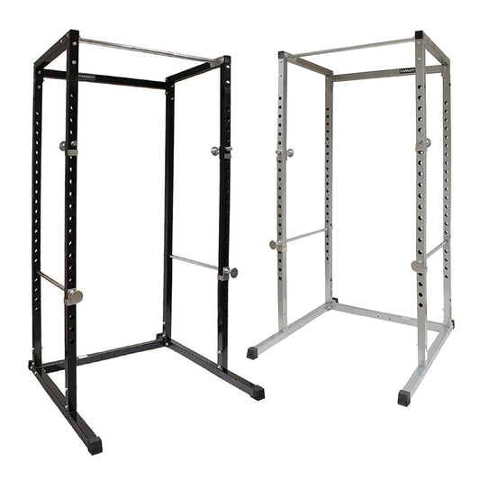 G100 Power Rack Heavy-Duty Adjustable Squat Cage - Professional Strength Training Station with Integrated Pull-Up Bar - Reinforced Steel Construction for Maximum Stability - Customizable Workout Setup