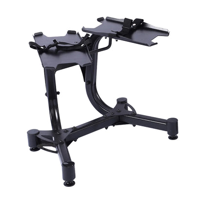 Premium Adjustable Dumbbell Stand - Heavy-Duty Steel Frame with Secure Weight Belt
