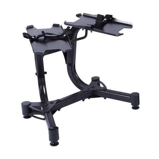Premium Adjustable Dumbbell Stand - Heavy-Duty Steel Frame with Secure Weight Belt