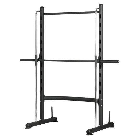 Smith Machine Squat Rack with Pull-Up Bar - Adjustable Home Gym Strength Station for Professional Workouts - 550 LBS Weight Capacity - Premium Steel Construction - Complete Training Solution