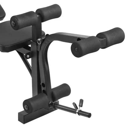 All-in-One Adjustable Multi Bench with Squat Rack, Preacher Curl, Leg Developer & Butterfly Arms – Heavy Duty Home Gym Weight Bench for Full-Body Strength Training