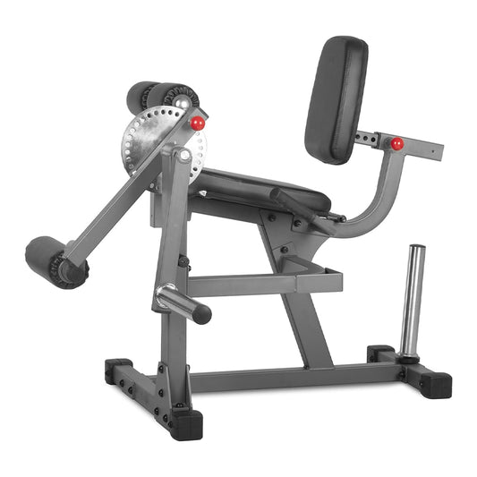 Pro-Grade Leg Extension & Curl Machine - Adjustable Dual Function Home Gym Equipment for Complete Quadriceps and Hamstring Development - Heavy-Duty Steel Frame with Cushioned Padding - Compact Design
