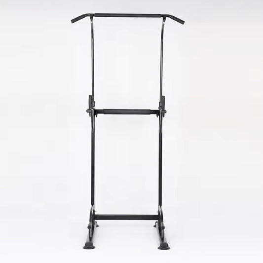 Pull-Up & Dip Station Power Tower – Adjustable Height Multi-Function Workout Stand with Bold Steel Frame for Full Body Strength Training at Home Gym