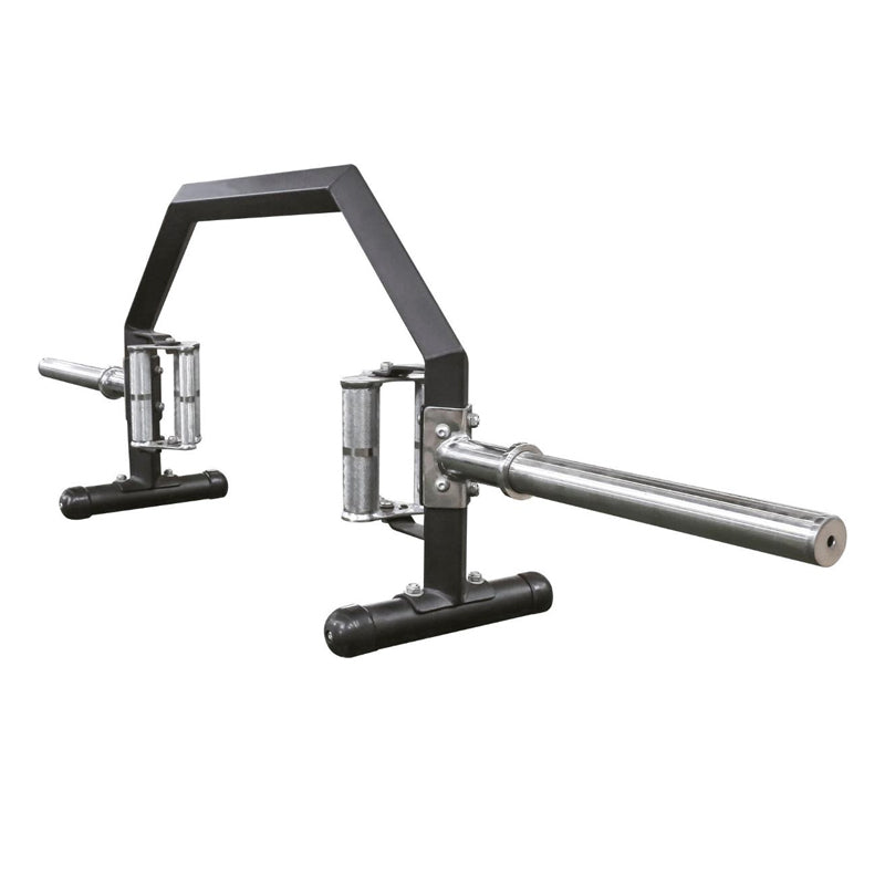 20kg Premium Open Trap Bar with Built-in Deadlift Jack - Olympic Hex Barbell with Rotating Sleeves - Comfortable Knurled Handles for Deadlifts, Shrugs and Rows - Professional Strength Training