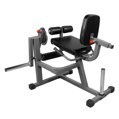 Pro-Grade Leg Extension & Curl Machine - Adjustable Dual Function Home Gym Equipment for Complete Quadriceps and Hamstring Development - Heavy-Duty Steel Frame with Cushioned Padding - Compact Design