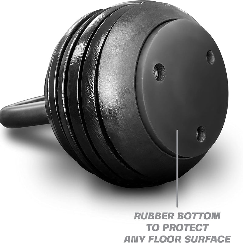 Professional Adjustable Kettlebell  - 7-in-1 Weight Training System with Quick-Lock Mechanism - Heavy-Duty Construction - Comfortable Grip Design - Space-Saving Home Gym Essential
