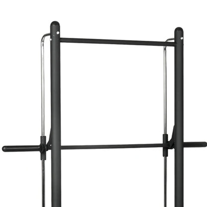 Smith Machine Squat Rack with Pull-Up Bar - Adjustable Home Gym Strength Station for Professional Workouts - 550 LBS Weight Capacity - Premium Steel Construction - Complete Training Solution