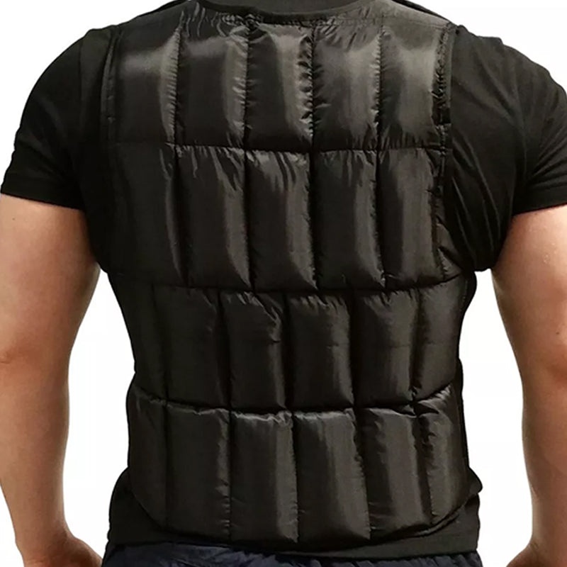 Adjustable Weighted Vest 10-20kg With Removable Weight Bags - Premium Resistance Training Vest For Running, HIIT, Strength Training - Full Body Workout Equipment For Men and Women - 38 Separate Weight