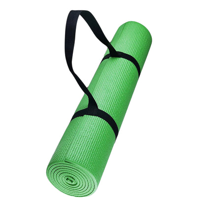 Premium 15mm Extra Thick Yoga Mat Non-Slip NBR Foam - Professional Exercise Mat for Yoga, Pilates & Home Fitness - Eco-Friendly Cushioned Workout Floor Mat with Carry Strap - Anti-Tear Design