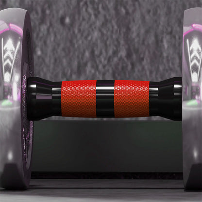 20kg Steel Adjustable Dumbbell Barbell Set - 2-in-1 Cast Iron Weight System with Anti-Slip Metal Handle - Converts from Dumbbells to Barbell - Home Fitness Training Equipment with  &  Plates